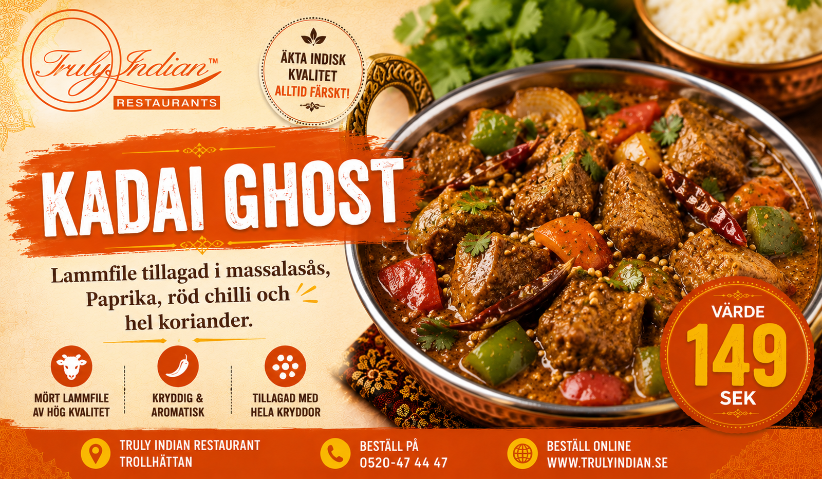 Kadai Gosht